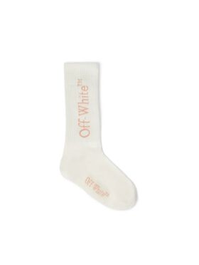 OFF WHITE Bookish Lange Socken WEISS OGRA003S25KNI001