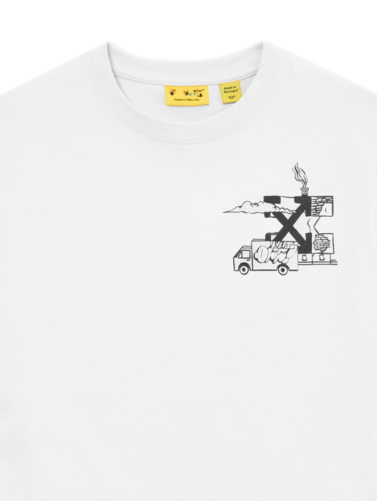 OFF WHITE Graffiti Tee S/S WHITE 44BAA002S26J003