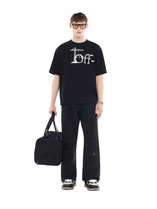 City Nature Skate T-Shirt OFF WHITE City Nature Skate T-Shirt BLACK 44MAA120F26J00N