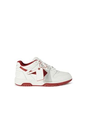 OFF WHITE Out Of Office Calf Leather WHITE OMIA189F23LEA002