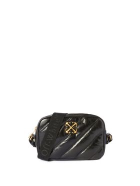 OFF WHITE Black Quilted Camera Bag BLACK OWNN18EC99LEA001