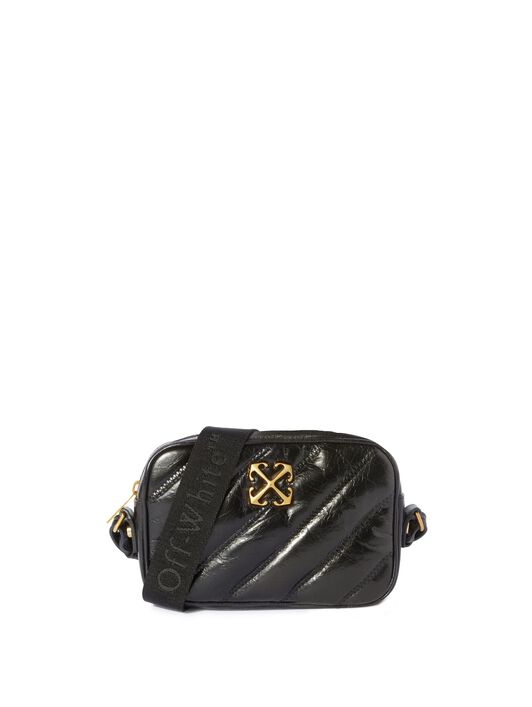OFF WHITE Black Quilted Camera Bag BLACK OWNN18EC99LEA001