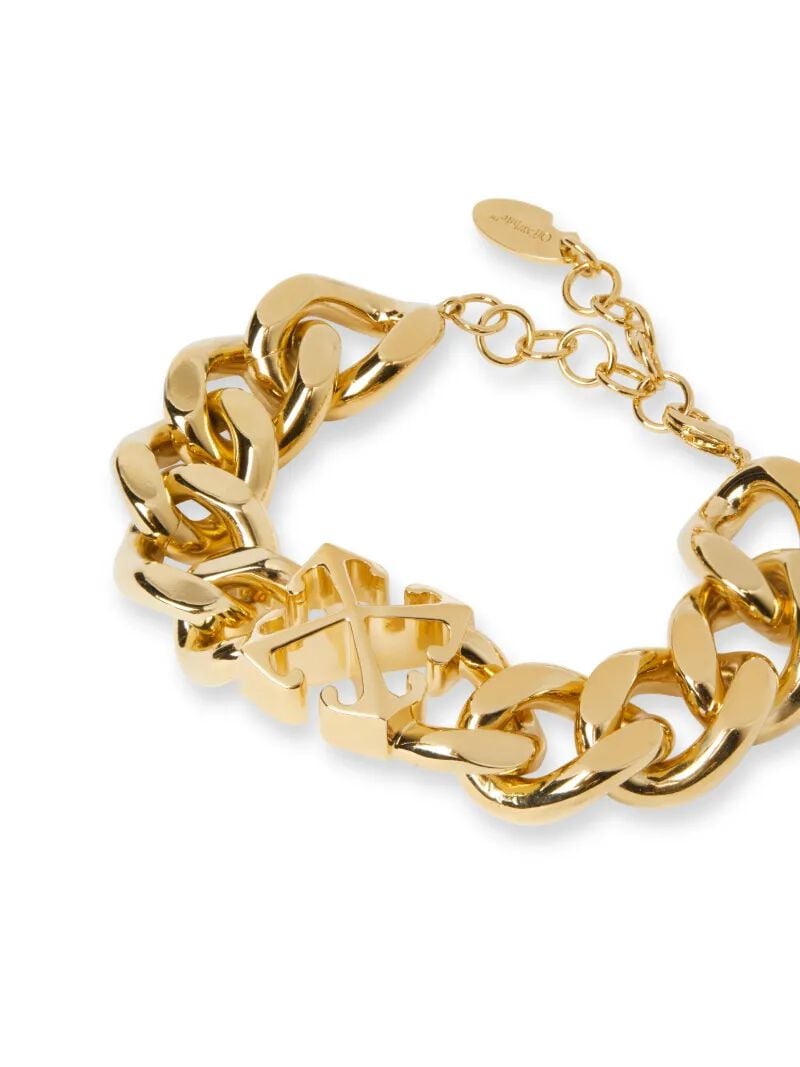 OFF WHITE Arrow Chain Bracelet GOLD OWOA12FC99MET001