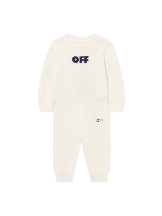 OFF WHITE Off Knit Set WHITE 44B2X004S26K001