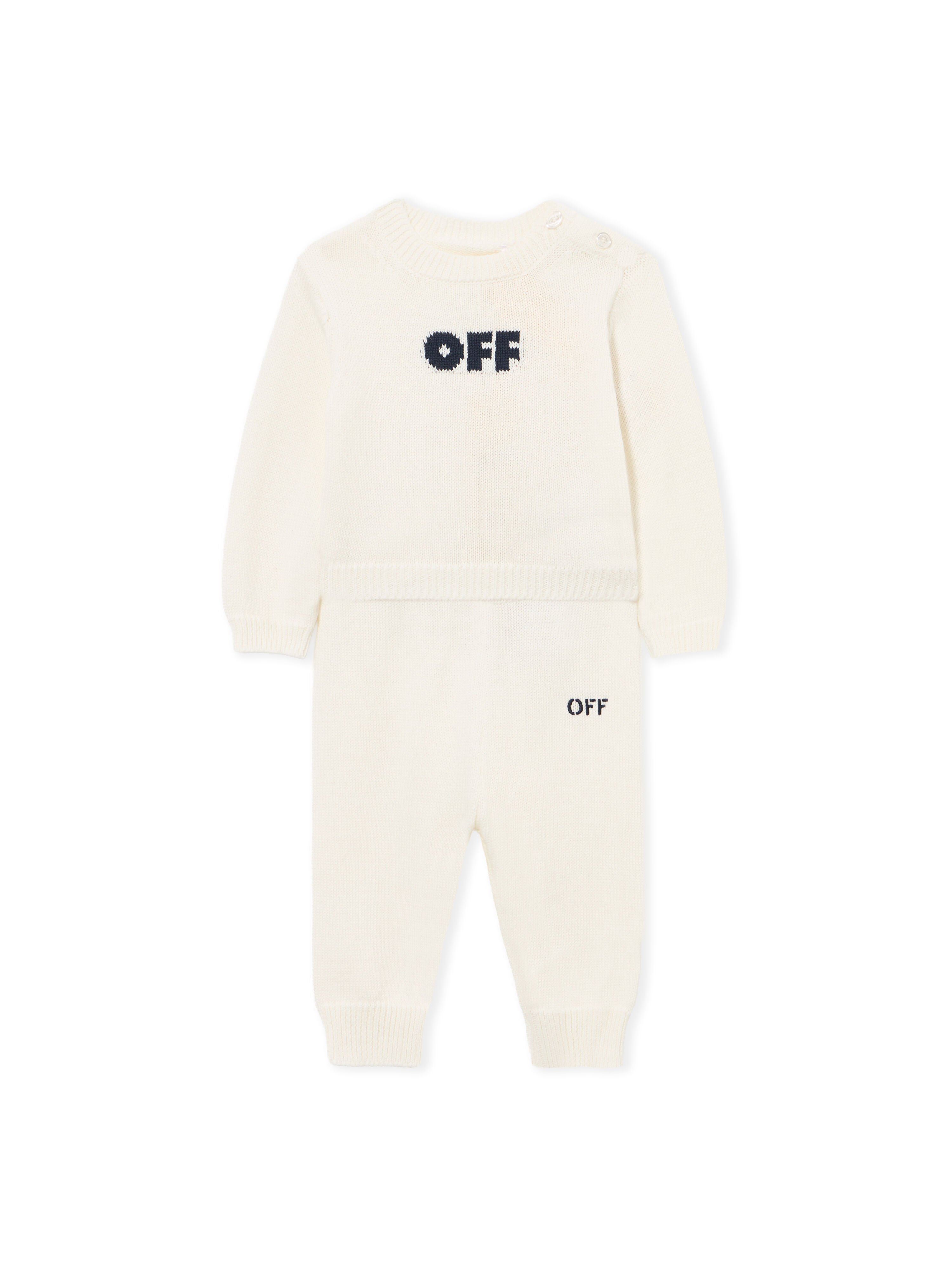 OFF WHITE Off Knit Set WHITE 44B2X004S26K001