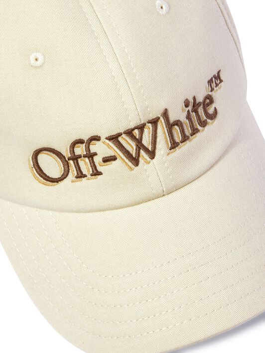 OFF WHITE White Bookish Shadow Baseball Cap NEUTRALS OWLA017S25FAB001