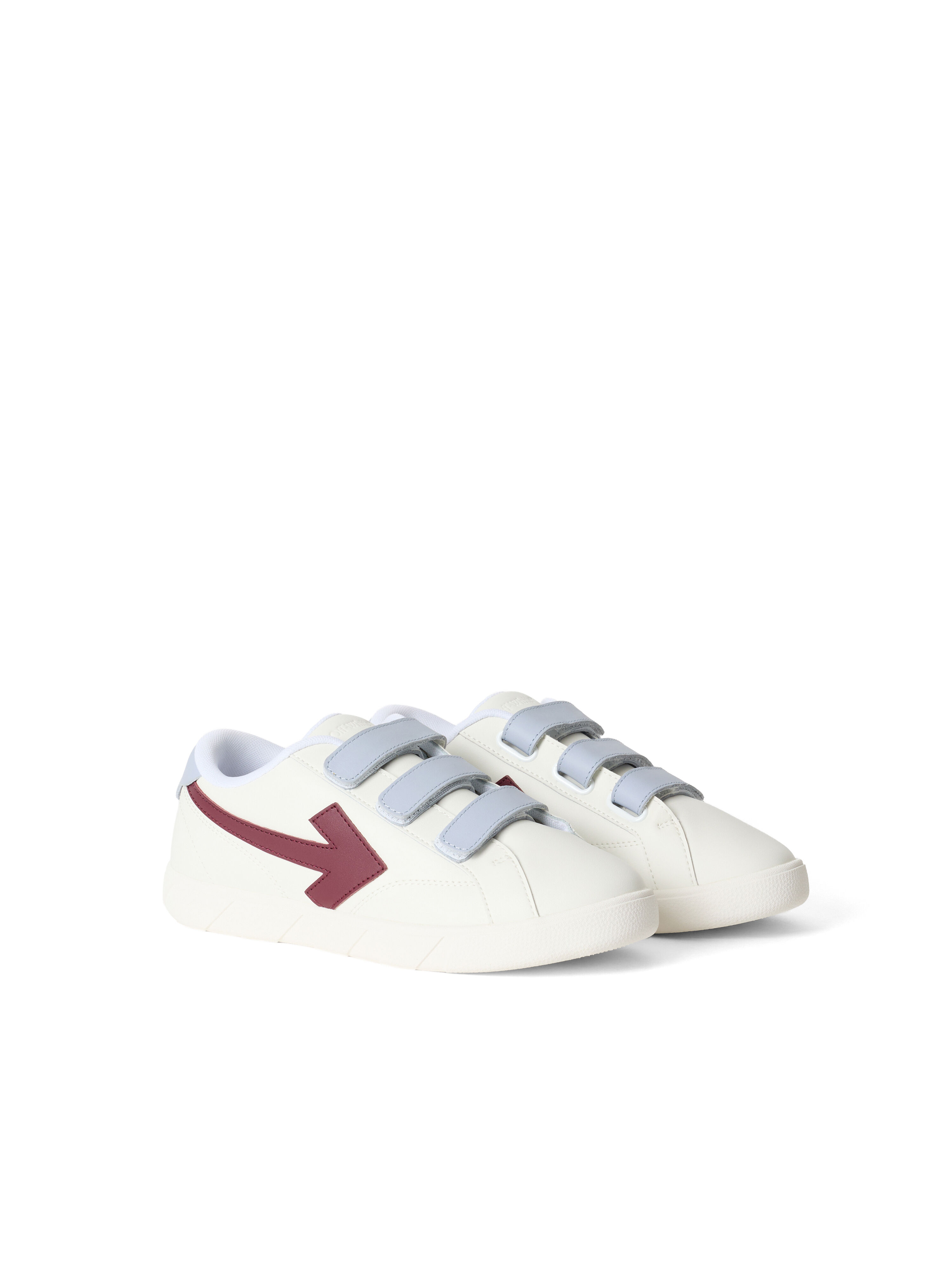 OFF WHITE End Of Play Strap Sneakers WHITE/DARK BROWN OF06430201