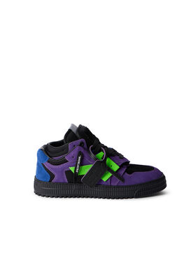 OFF WHITE 3.0 Floating Arrow Sneakers DARK BLUE - LIME OMIA244C99LEA001