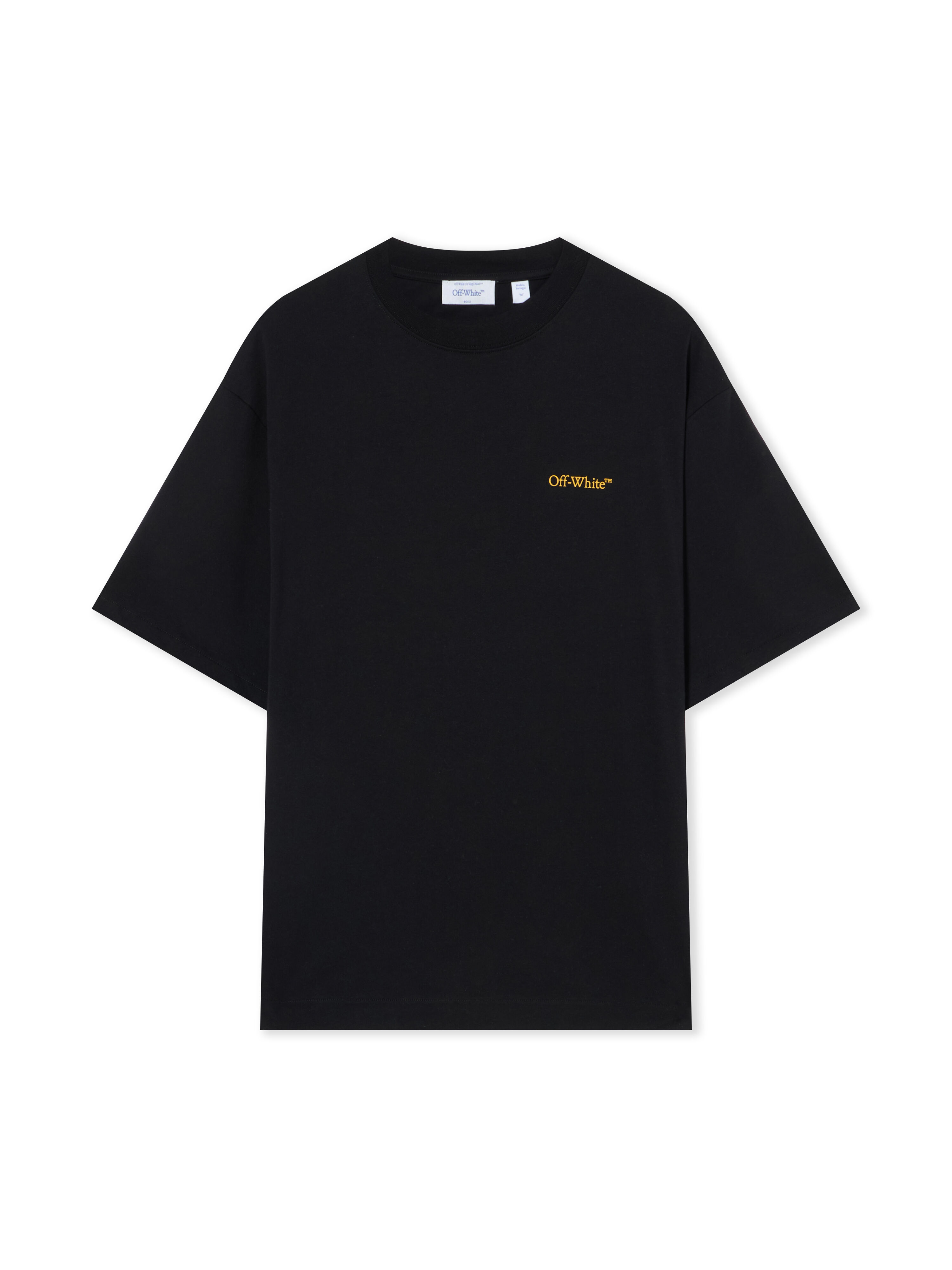OFF WHITE Measuring Tape Arrow Skate T-Shirt BLACK 44MAA120G5J009