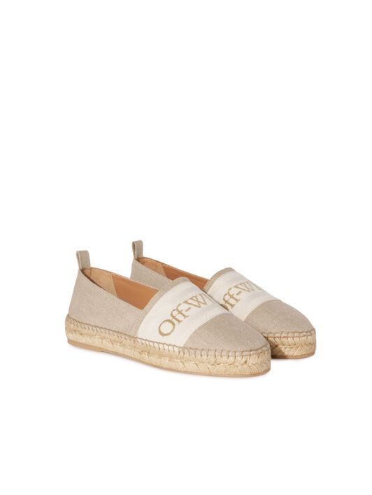 Bookish Linen Espadrillas OFF WHITE Bookish Linen Espadrillas NEUTRALS OWIB014S24FAB001