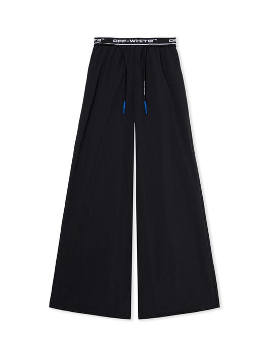 Logoband Wide-Leg Pants OFF WHITE Logoband Wide-Leg Pants BLACK - FUCHSIA OWVI017F25FAB001
