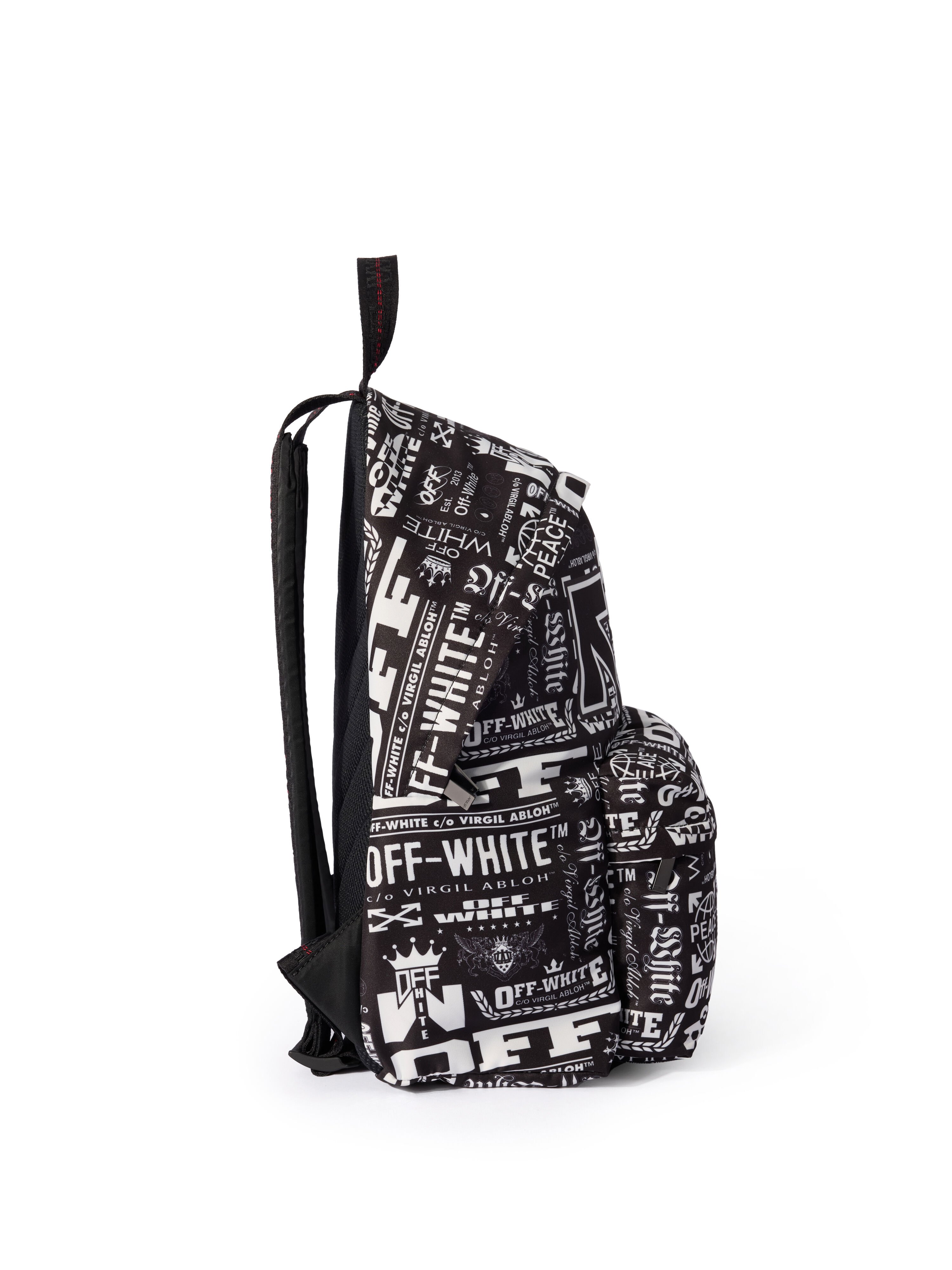 OFF WHITE Heritage Multilogo Backpack WHITE SNOW - NO COLOR OMNB123F25FAB002