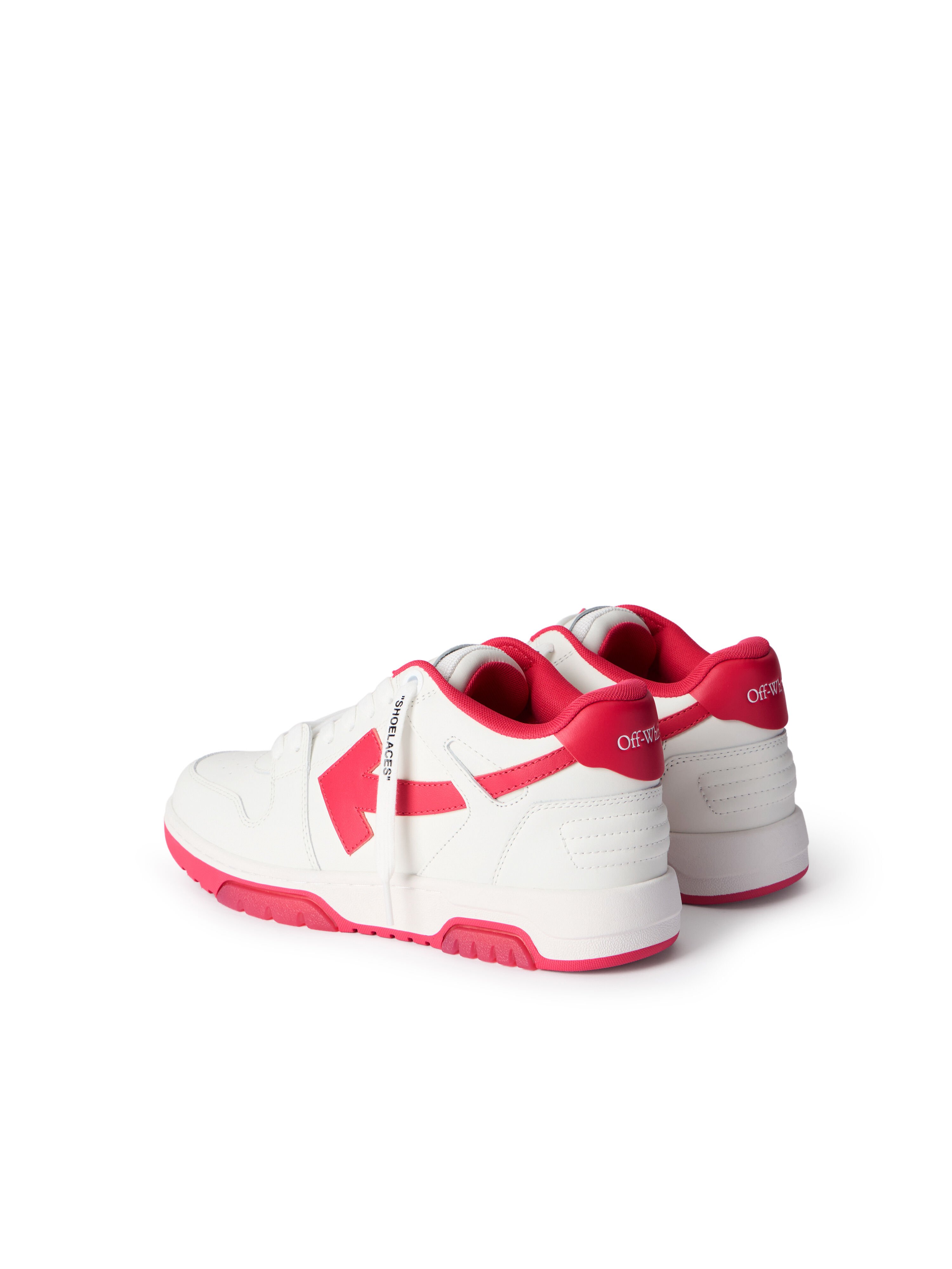 OFF WHITE Out Of Office Sneakers WHITE - FUCHSIA OWIA259F25LEA001