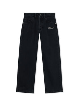 OFF WHITE Diagonal Marker Denim Pants RAW BLACK 44BYA005F26D001
