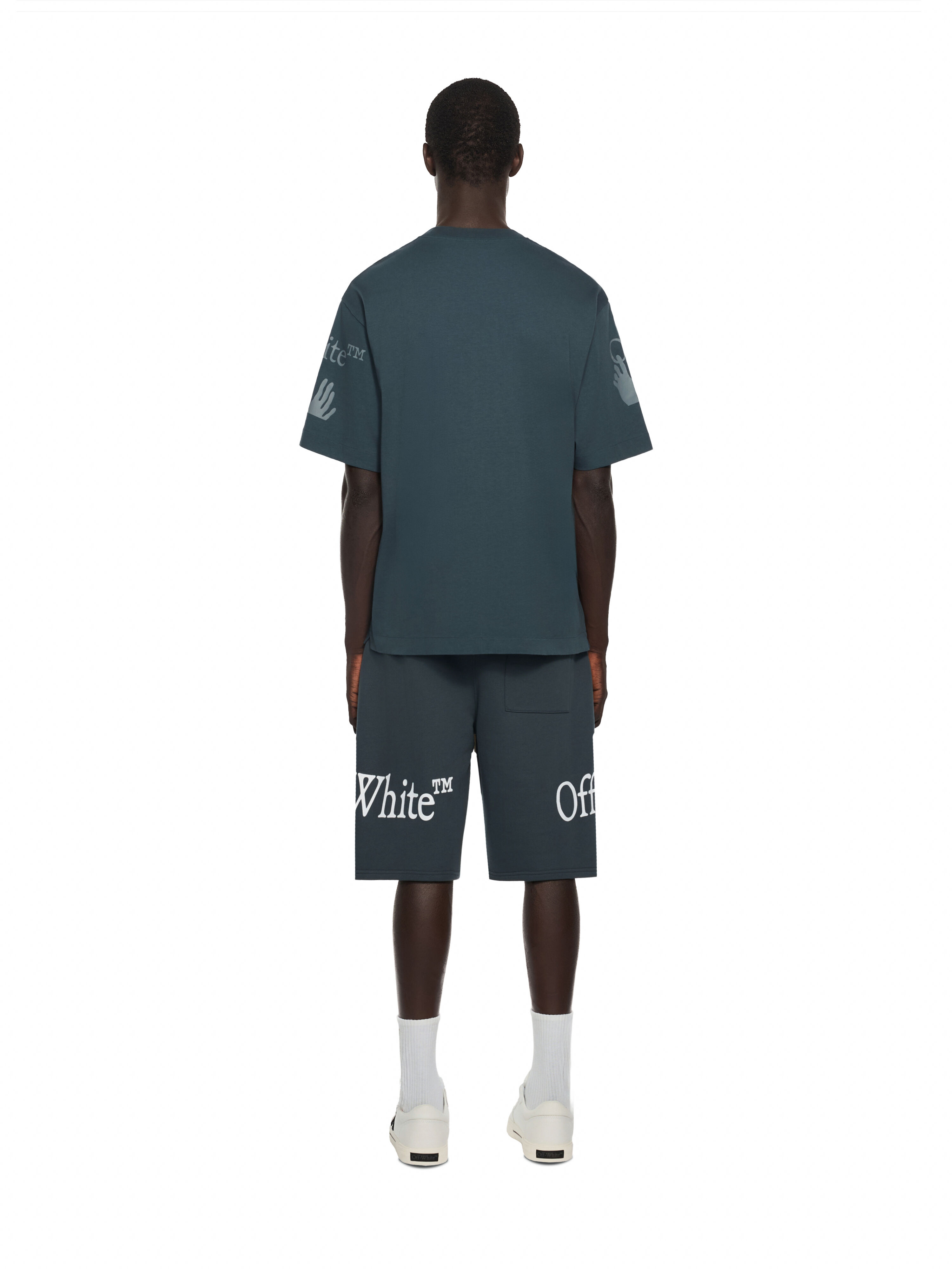 Bookish Scarf Overlap Skate Sweatshorts OFF WHITE Bookish Scarf Overlap Skate Sweatshorts DARK SLATE 44MCI01CF26F002