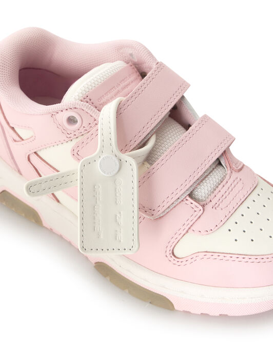 OFF WHITE Strap Out Of Office Sneakers WHITE - SOFT PINK OGIA005S26LEA001