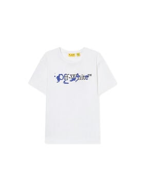 OFF WHITE Big Bookish Splat Ink Tee S/S WHITE 44BAA002S26J002