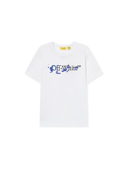 OFF WHITE Big Bookish Splat Ink Tee S/S WHITE 44BAA002S26J002