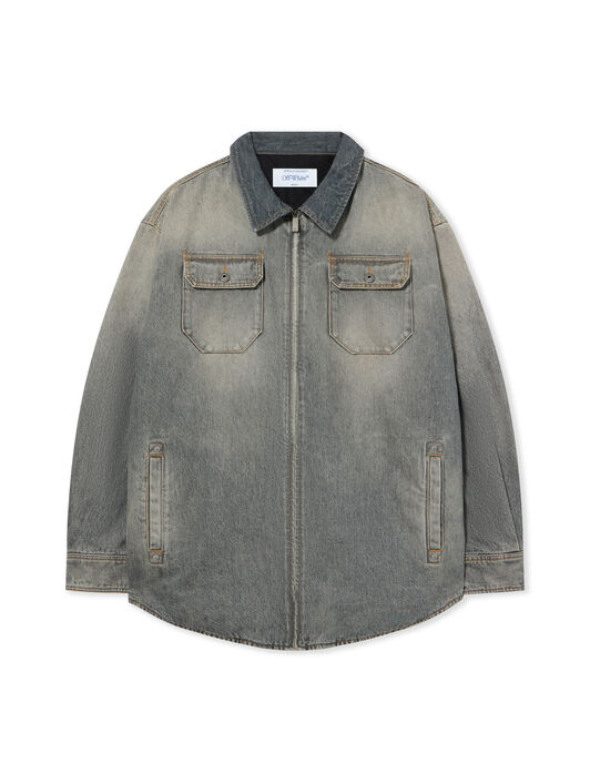 Bookish Workwear Denim Overshirt OFF WHITE Bookish Workwear Denim Overshirt SUN FADED GREY 44MYD05WF26D001
