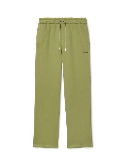 Windy Arrow Sweatpants OFF WHITE Windy Arrow Sweatpants GREEN OMCH054F24FLE003