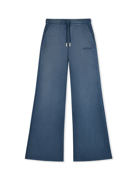 OFF WHITE Laundry Regular Sweatpants SPRAY D. SAPPHIRE - SPRAY D. SAPPHIRE OWCH022F25FLE002