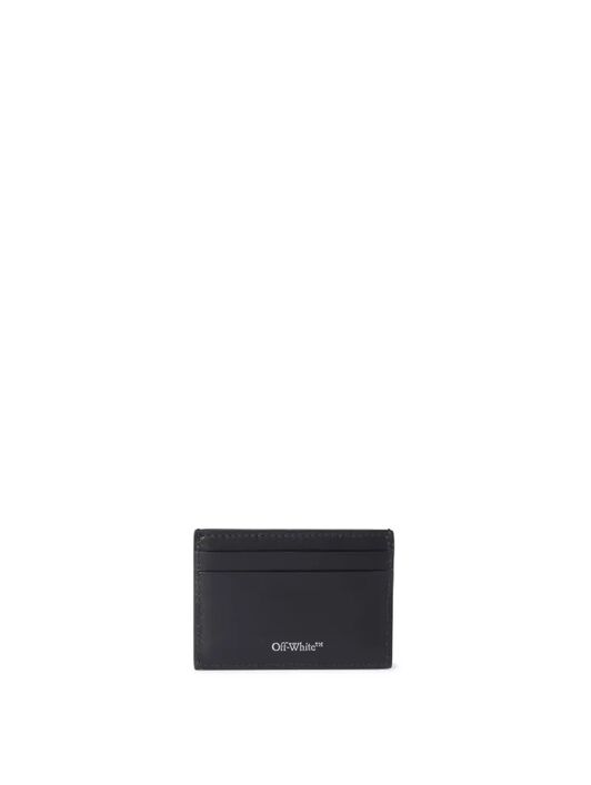 OFF WHITE Black Jitney Quote Card Case BLACK OMND09FC99LEA001