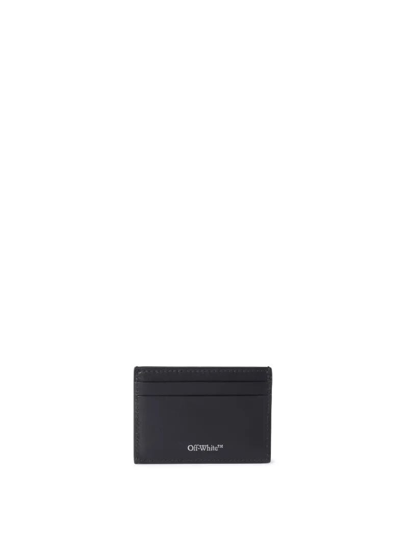 OFF WHITE Black Jitney Quote Card Case BLACK OMND09FC99LEA001