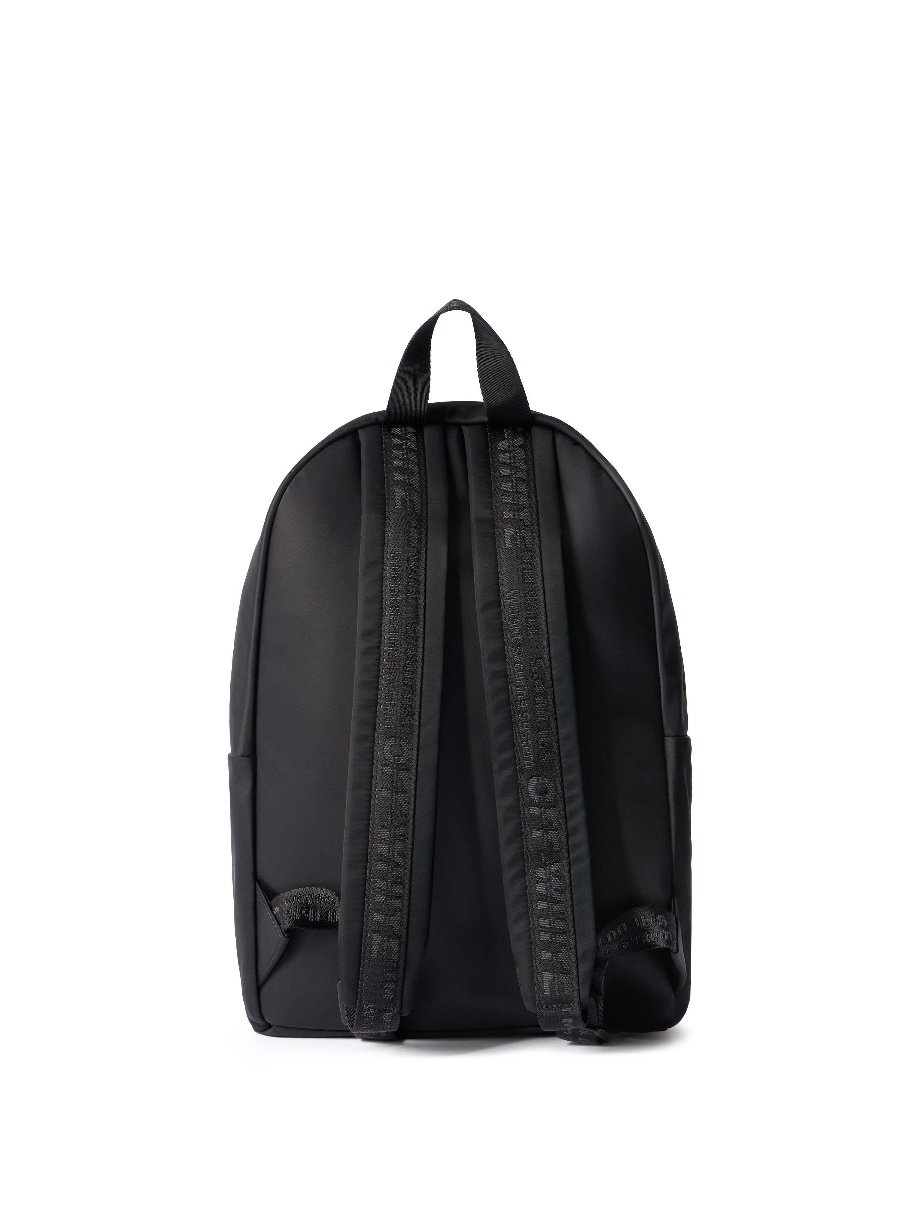OFF WHITE Arrow Paint Backpack BLACK OBNB001S26FAB001