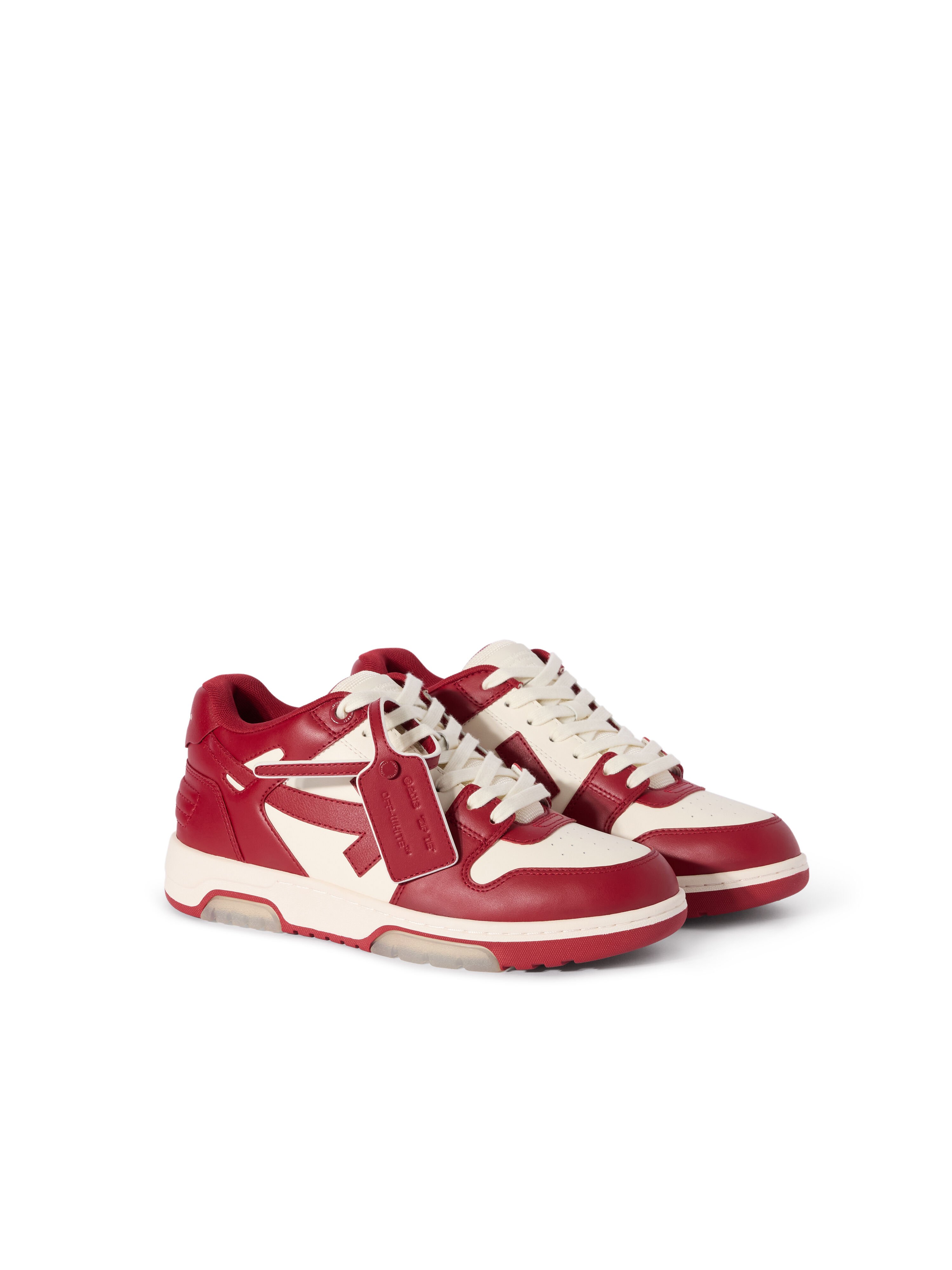 OFF WHITE Out Of Office Sneakers OFF WHITE - CORAL RED OMIA189F25LEA002