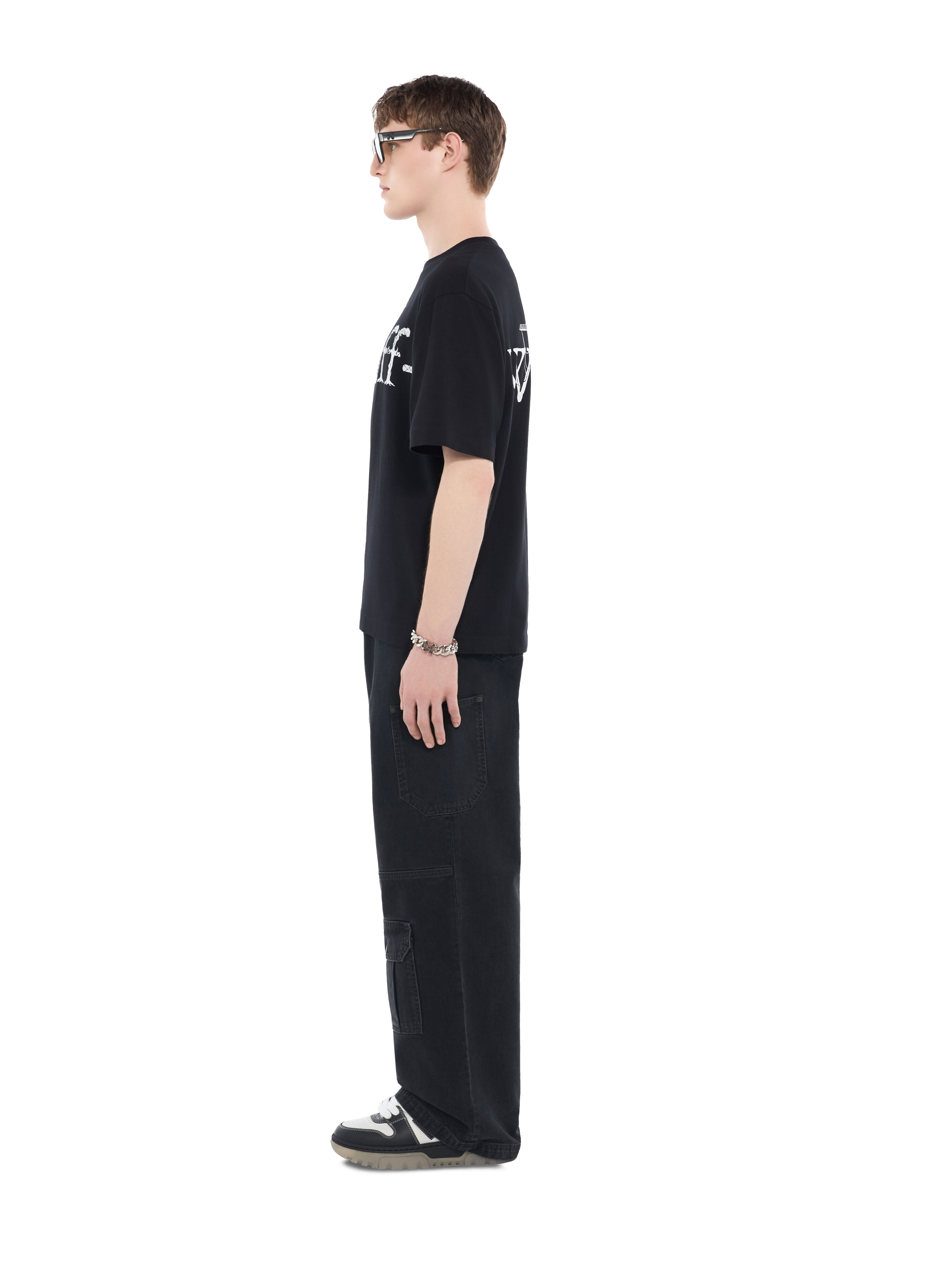 City Nature Skate T-Shirt OFF WHITE City Nature Skate T-Shirt BLACK 44MAA120F26J00N