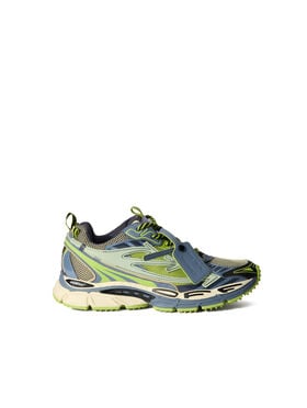 OFF WHITE Be Right Back Sneakers CREAM - OLIVE GREEN OMIA295F25FAB005