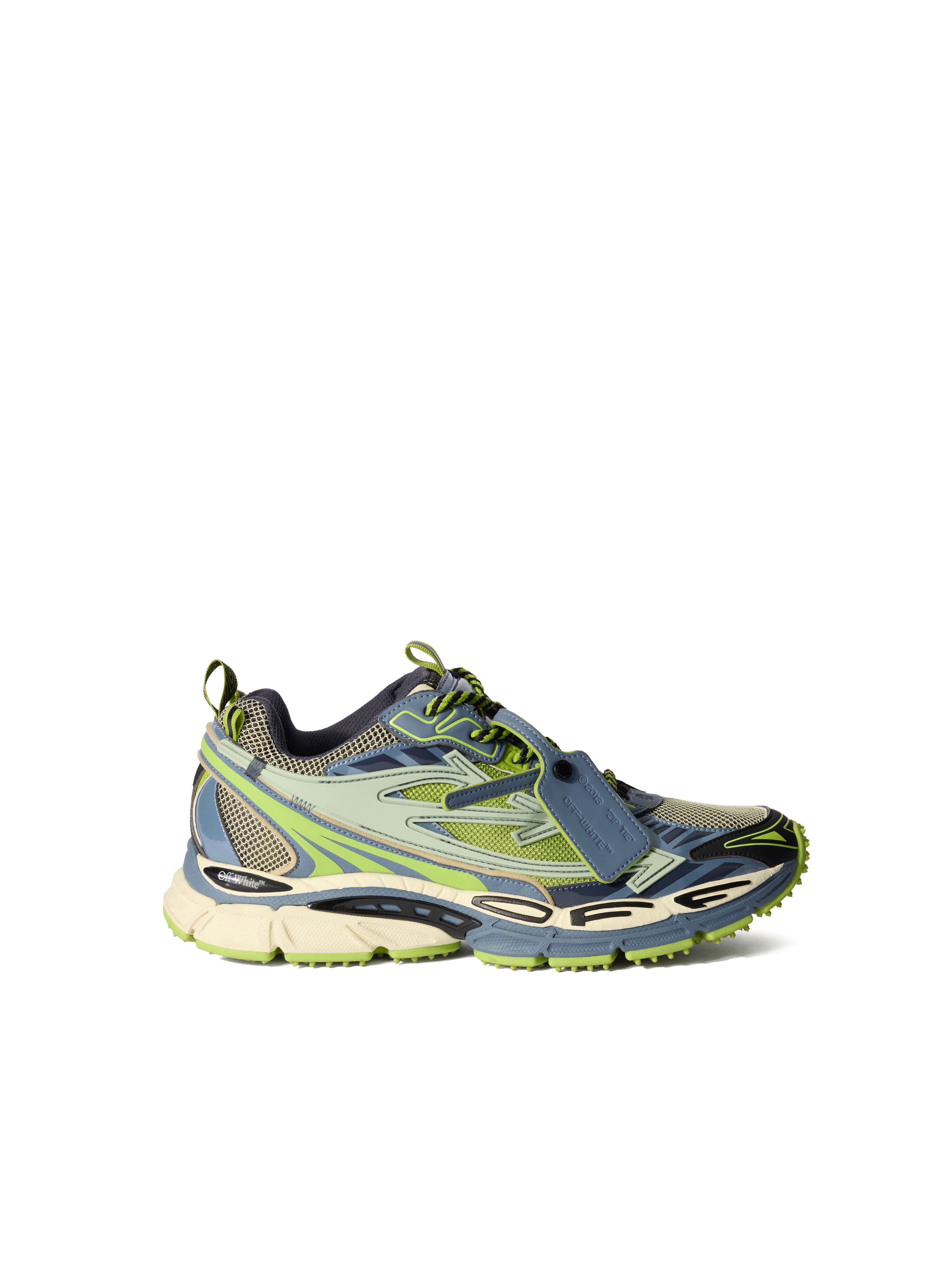 OFF WHITE Be Right Back Sneakers CREAM - OLIVE GREEN OMIA295F25FAB005