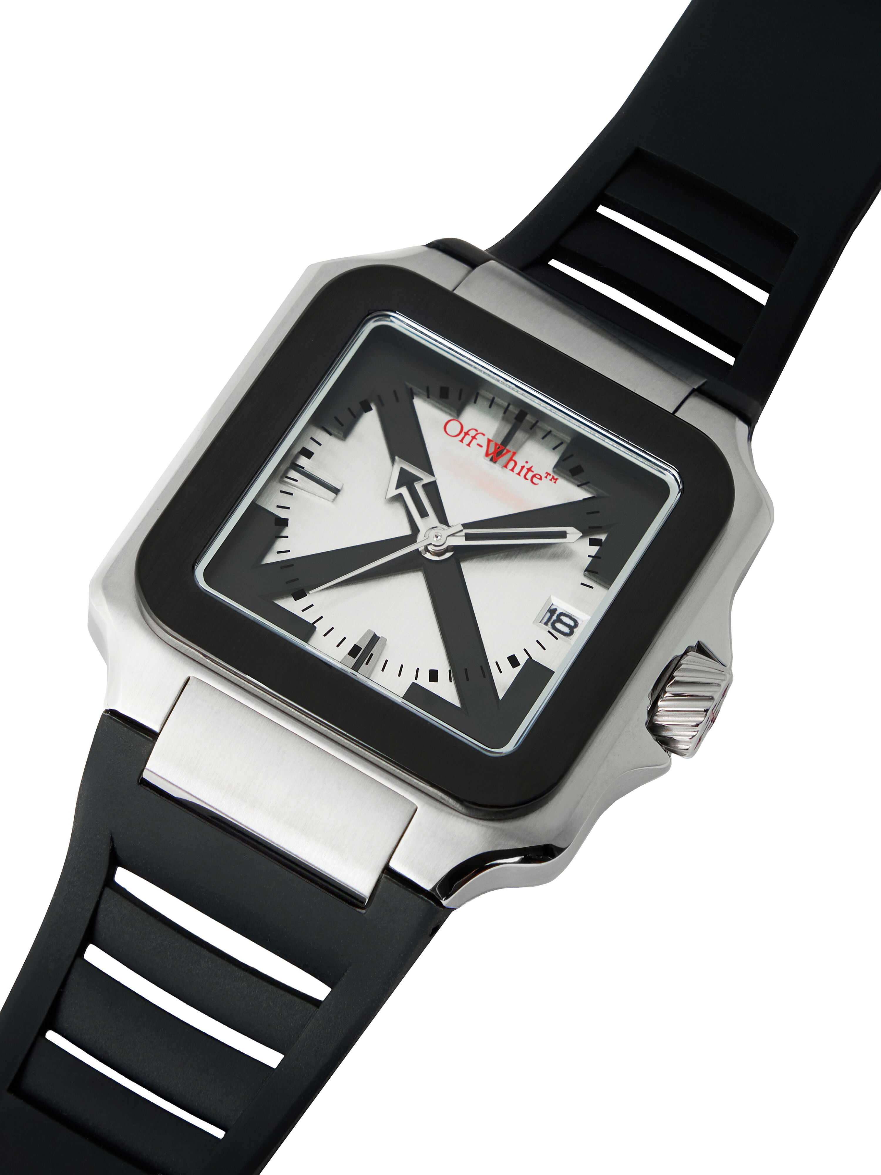 "Proto Layer" Watch OFF WHITE "Proto Layer" Watch Two Tone Silver & Black OW1G009P