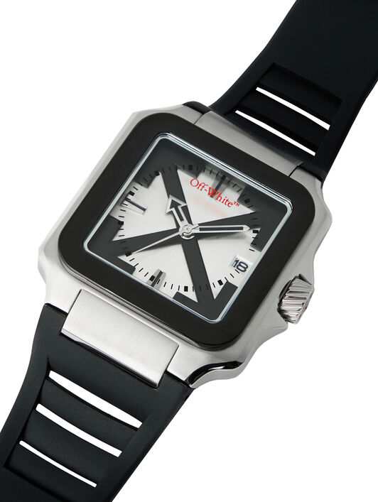 "Proto Layer" Watch OFF WHITE "Proto Layer" Watch Two Tone Silver & Black OW1G009P