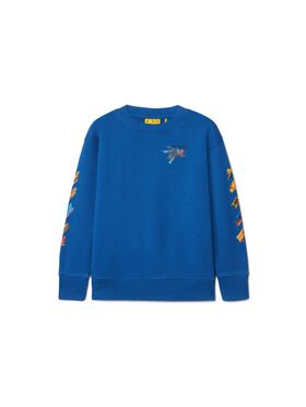 OFF WHITE Sweatshirt Mit Buntem Pfeil BLAU OBBA001S25FLE007