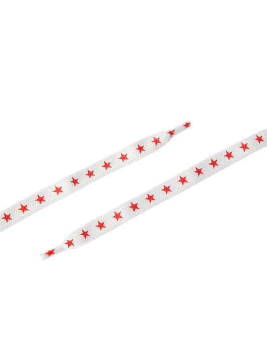 OFF WHITE White/Red Star Laces WHITE OMZJ001T25MAT001