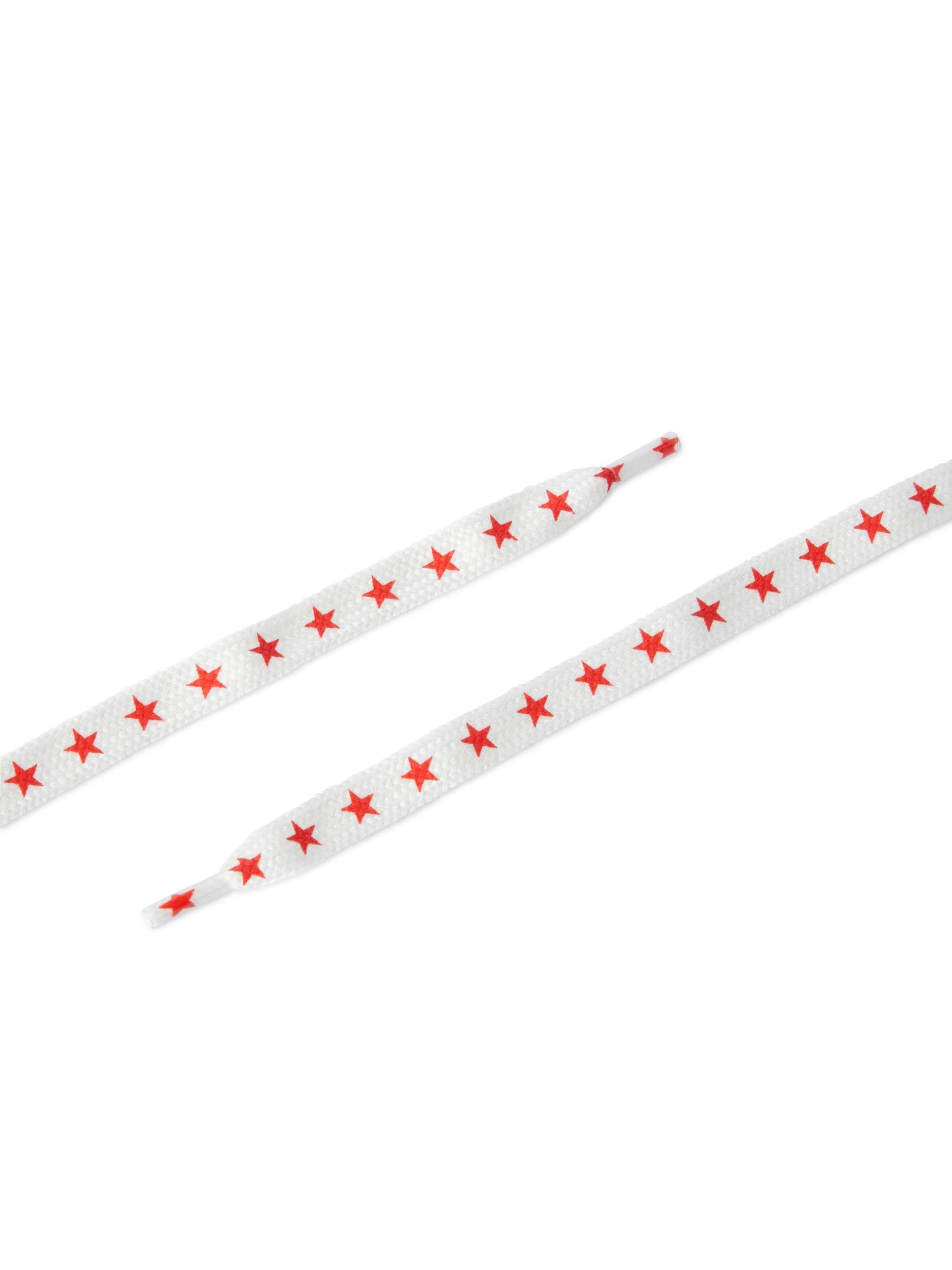 OFF WHITE White/Red Star Laces WHITE OMZJ001T25MAT001