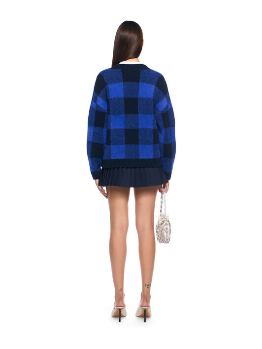 OFF WHITE Zip Pleated Skirt BLUE IRIS-NO COLOR OWCU01FF25FAB001
