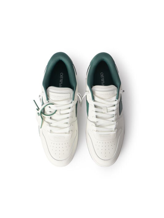 Out Of Office Leather Sneakers OFF WHITE Out Of Office Leather Sneakers WHITE - GREEN OMIA189F25LEA001