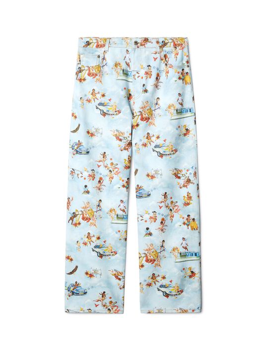 OFF WHITE Hellblaue/Multifarbene Fresko Jeans BLAU OMYA18BS25DEN002