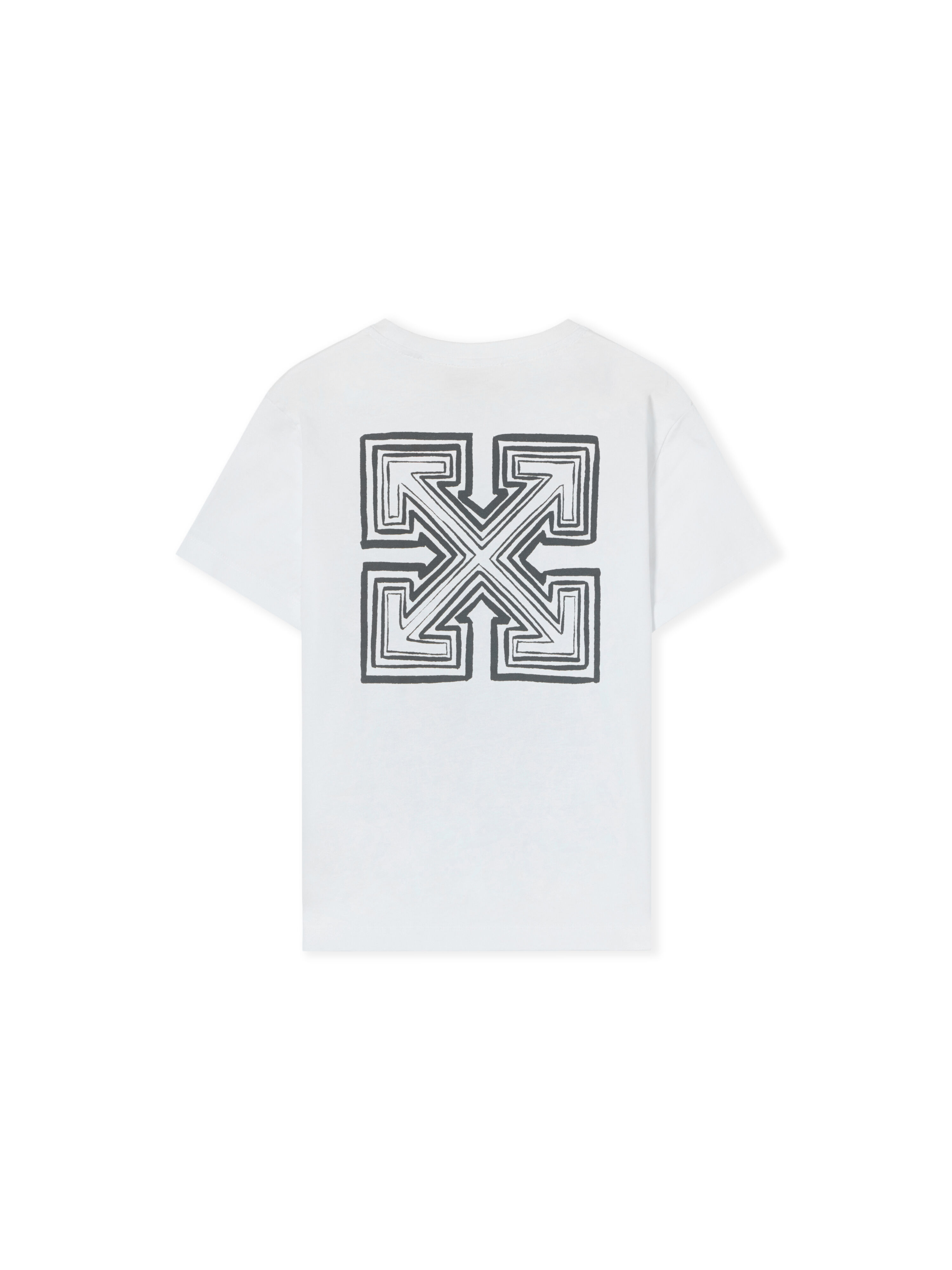 Arrow Monogram Short Sleeve T-Shirt OFF WHITE Arrow Monogram Short Sleeve T-Shirt WHITE 44BAA002F26J004