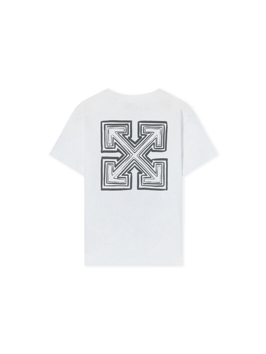 Arrow Monogram Short Sleeve T-Shirt OFF WHITE Arrow Monogram Short Sleeve T-Shirt WHITE 44BAA002F26J004