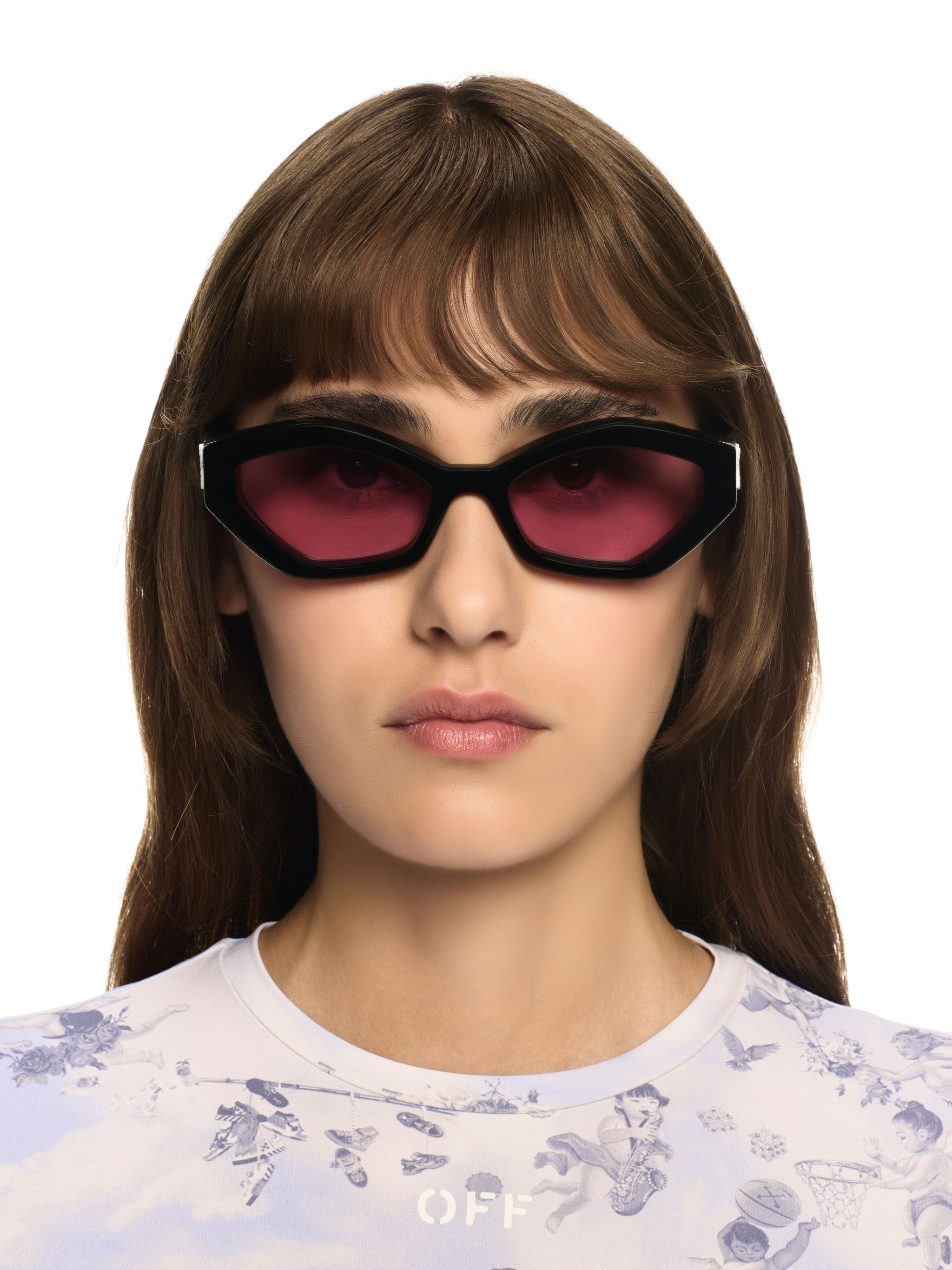 OFF WHITE Hilo Sunglasses BLACK OERI144S25PLA001