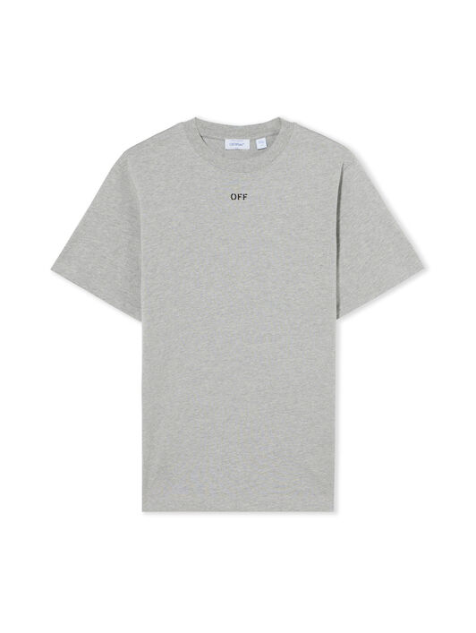 OFF WHITE Spray Can Arrow Slim T-Shirt LIGHT HEATHER GREY 44MAA027F5J001