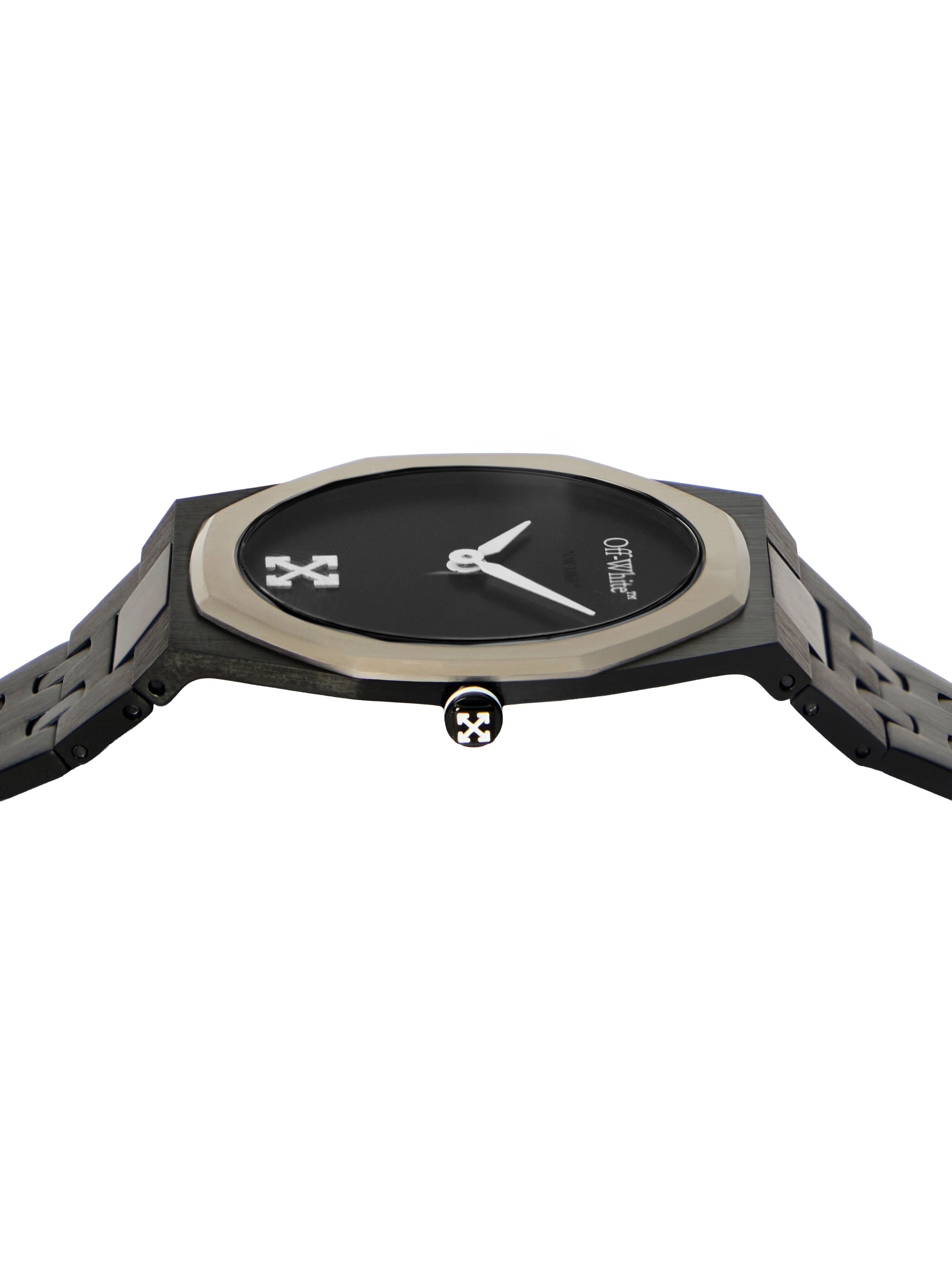 On Time Watch OFF WHITE On Time Watch Two Tone Black & Gun OW1G018M