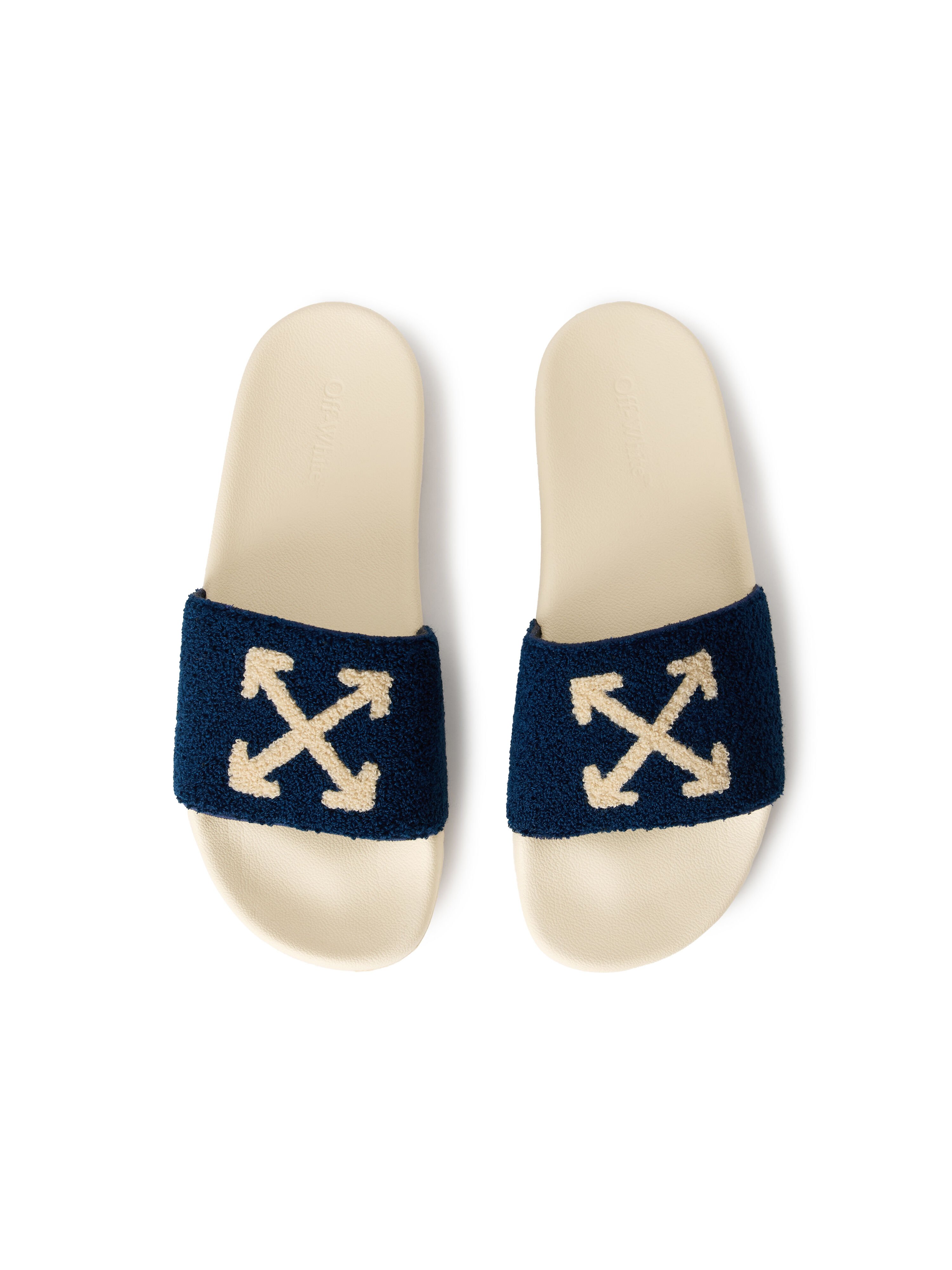 Arrow Terry Slider OFF WHITE Arrow Terry Slider DUSTY BLUE - BONE OWIU003F25FAB001