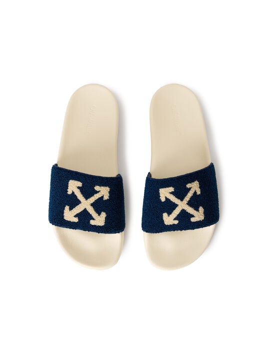 Arrow Terry Slider OFF WHITE Arrow Terry Slider DUSTY BLUE - BONE OWIU003F25FAB001