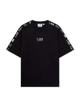 LAB L/AB Logo Tape T-Shirt BLACK 44LABF26T052