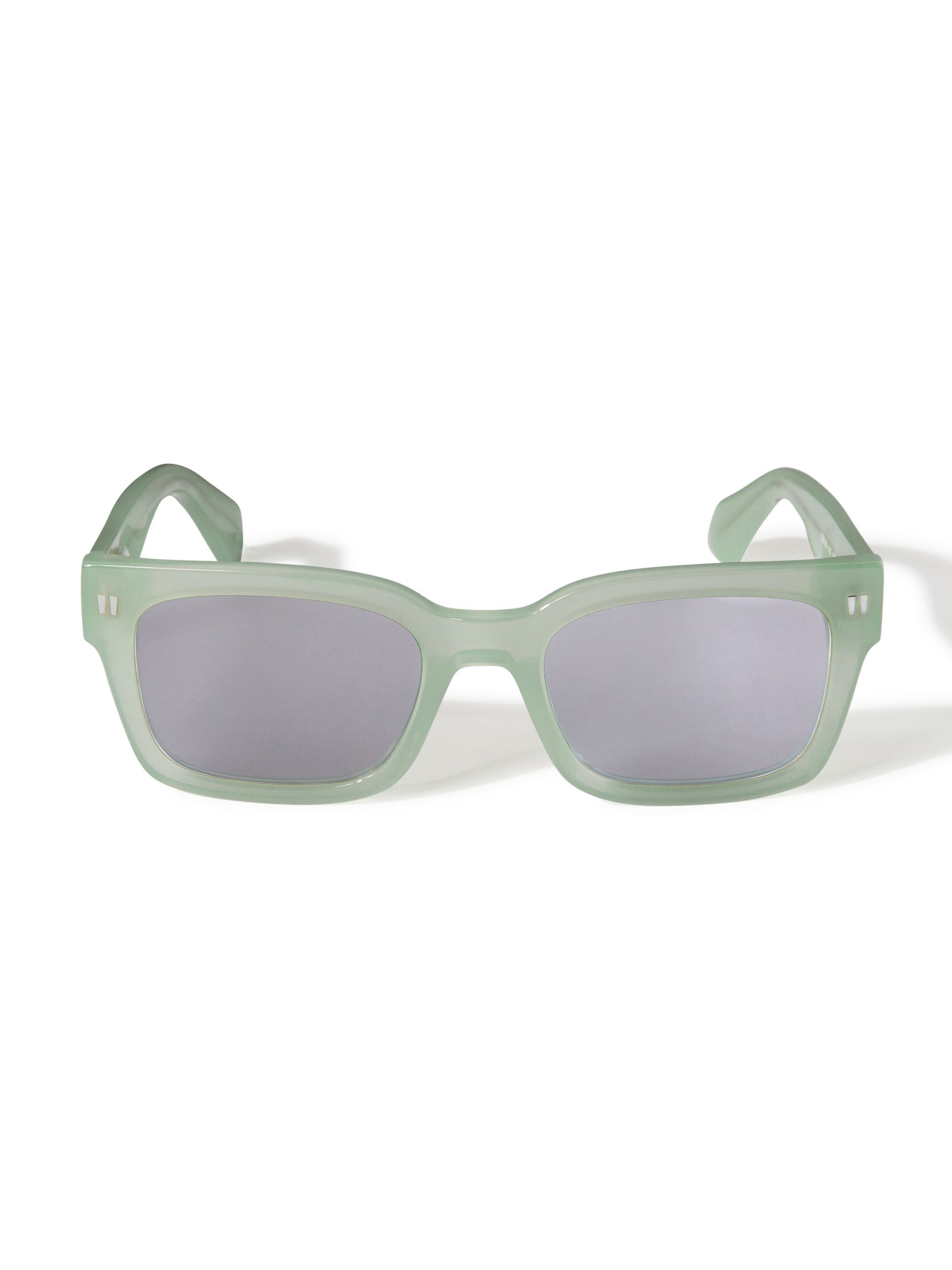 OFF WHITE Midland Sunglasses GREEN OERI108C99PLA001