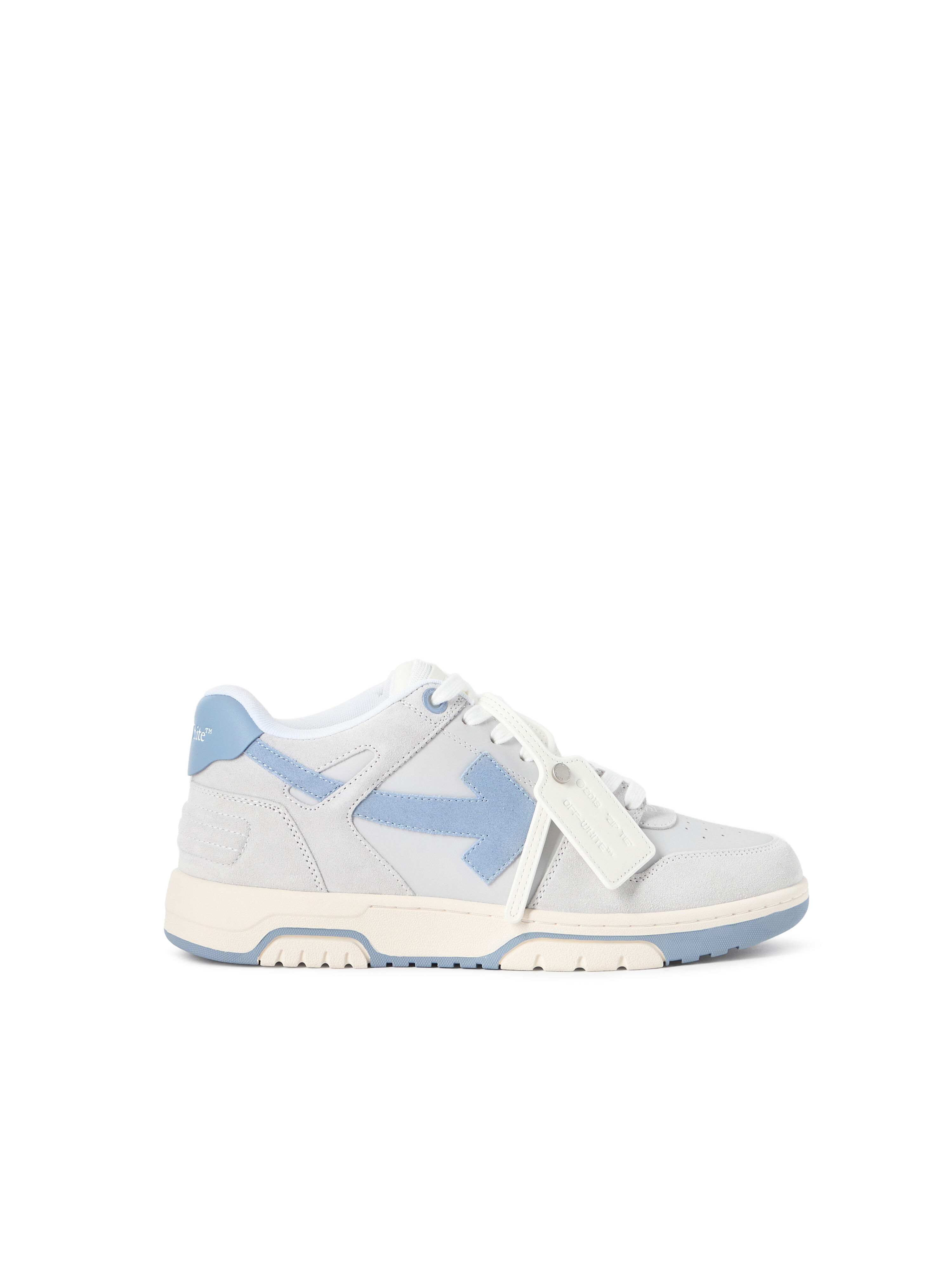OFF WHITE Out Of Office Sneakers MEDIUM GREY - DUSTY BLUE OMIA189F25LEA005